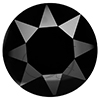 SWAROVSKI 1201 Fancy Round Rhinestone 27mm Jet Hematite